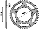 PBR zadní řetězové kolo 4398 41 C45 SUZUKI DL 1000 02-16 (JTR1792.41) (řetěz 525) (MADE IN ITALY)